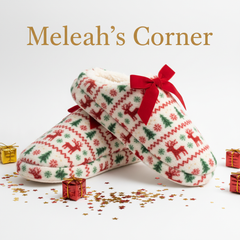Christmas Print Slippers - Meleah's Corner