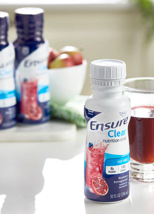 Ensure® Clear Therapeutic Nutrition, Blueberry and Polegate, 10-ounce bottle
