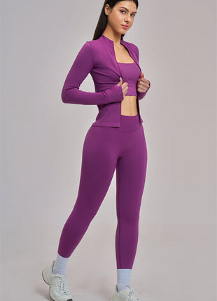 The Vision Jacket Sports Bra Leggings 3-Piece Set