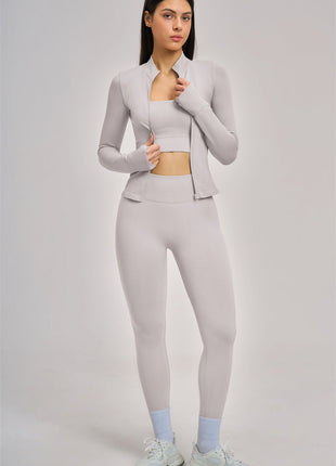 The Vision Jacket Sports Bra Leggings 3-Piece Set