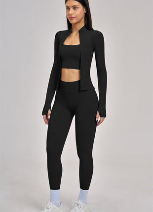 The Vision Jacket Sports Bra Leggings 3-Piece Set