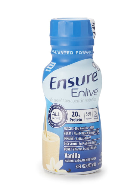 Ensure® Enlive® Vanilla Advanced Nutrition Shake, 8-ounce bottle 64286