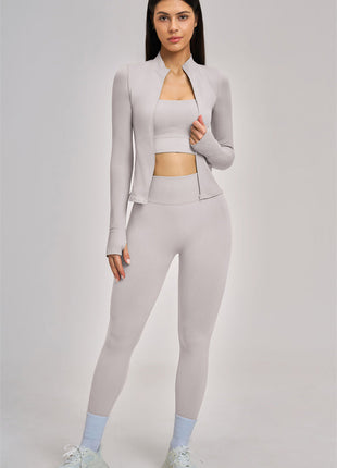 The Vision Jacket Sports Bra Leggings 3-Piece Set