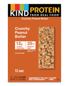KIND Protein Bars, Crunchy Peanut Butter, 1.76 oz, 12/Pack