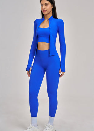 The Vision Jacket Sports Bra Leggings 3-Piece Set