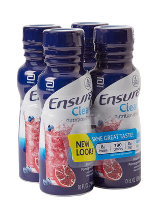 Ensure® Clear Therapeutic Nutrition, Blueberry and Polegate, 10-ounce bottle