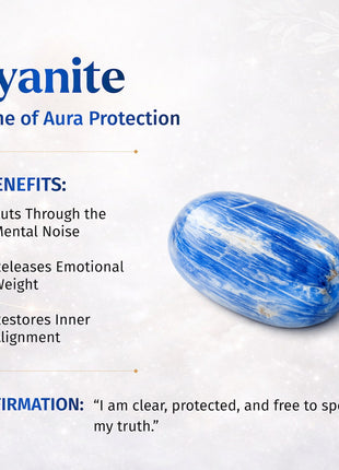 The Aura Shield - Rare Kyanite Pendant