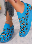 Blue Leopard Print / 37