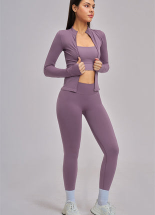 The Vision Jacket Sports Bra Leggings 3-Piece Set