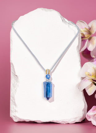 The Aura Shield - Rare Kyanite Pendant