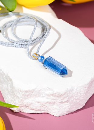 The Aura Shield - Rare Kyanite Pendant
