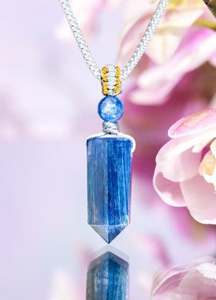 The Aura Shield - Rare Kyanite Pendant