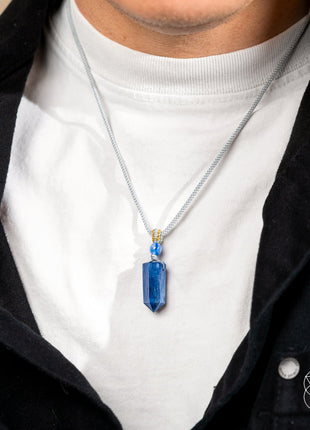 The Aura Shield - Rare Kyanite Pendant