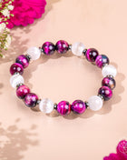 Shape Your Future – Pink Galaxy Tiger’s Eye Bracelet