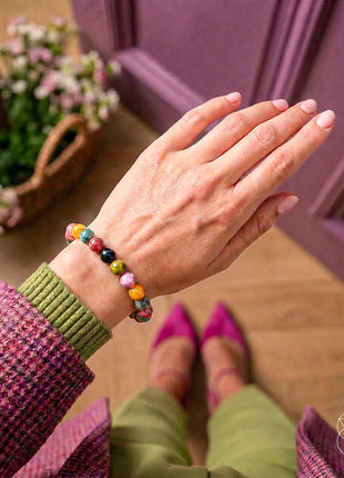 The Spiral Breaker - Rainbow Tourmaline Bracelet