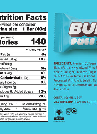 Coconut BUILT Puff Protein Bars