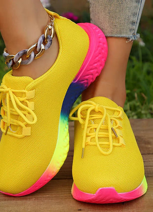 Non-Slip Lace Up Tennis Shoes