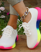 Non-Slip Lace Up Tennis Shoes