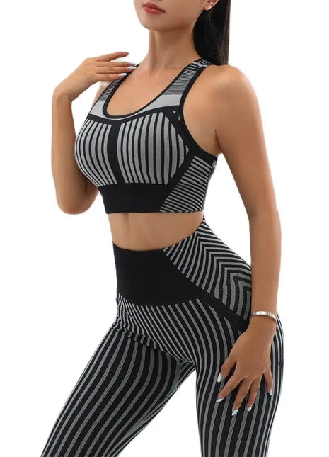 2-Piece Crop Top & High Waist Activewear