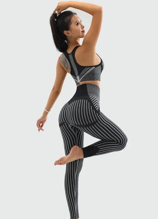 2-Piece Crop Top & High Waist Activewear