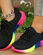 Non-Slip Lace Up Tennis Shoes