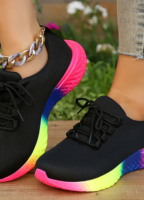 Non-Slip Lace Up Tennis Shoes
