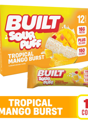 Tropical Mango BUILT Burst Sour Puff