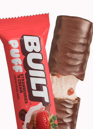 Strawberries 'N Cream Puff BUILT Puff Protein Bars