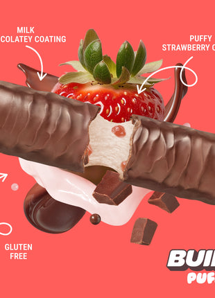 Strawberries 'N Cream Puff BUILT Puff Protein Bars