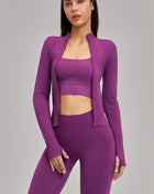 The Vision Jacket Sports Bra Leggings 3-Piece Set