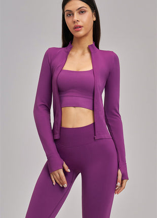 The Vision Jacket Sports Bra Leggings 3-Piece Set