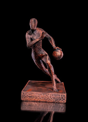 Athletic Motion Sculpture, 3D Printed Sports Art Decor, Modern Athlete Figure for Home Gym or Office, Unique Sports Gift