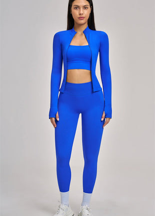 The Vision Jacket Sports Bra Leggings 3-Piece Set