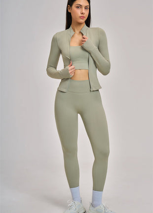 The Vision Jacket Sports Bra Leggings 3-Piece Set