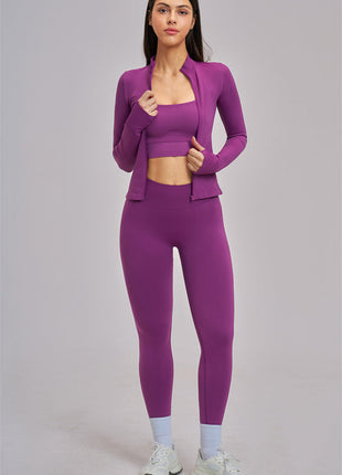 The Vision Jacket Sports Bra Leggings 3-Piece Set