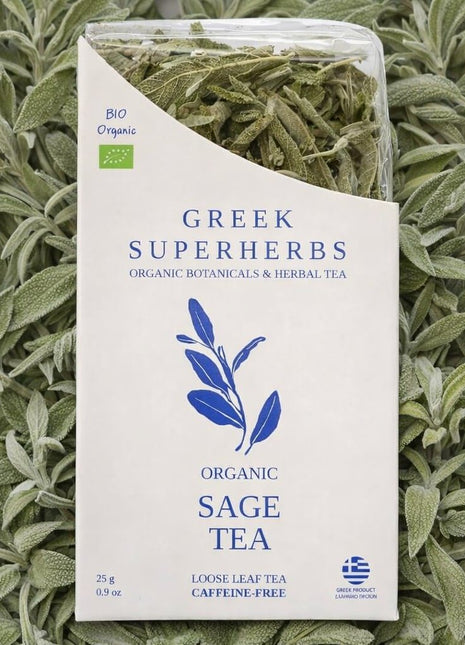 Greek Sage Tea (Ikaria Blue Zone)