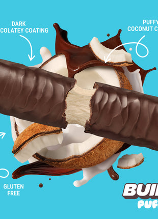 Coconut BUILT Puff Protein Bars