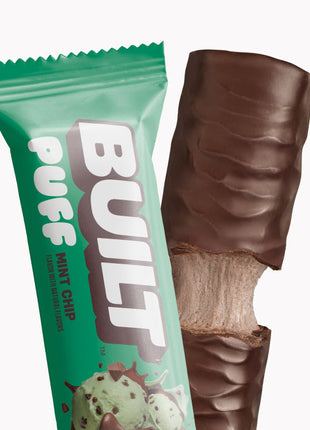 Mint Chip BUILT Puff Protein Bars