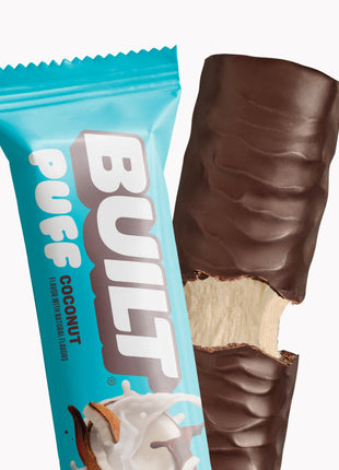 Coconut BUILT Puff Protein Bars