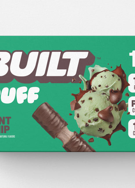 Mint Chip BUILT Puff Protein Bars